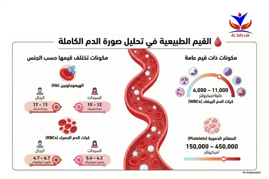 صورة دم كاملة: تفسير شامل للنتائج والقيم الطبيعية