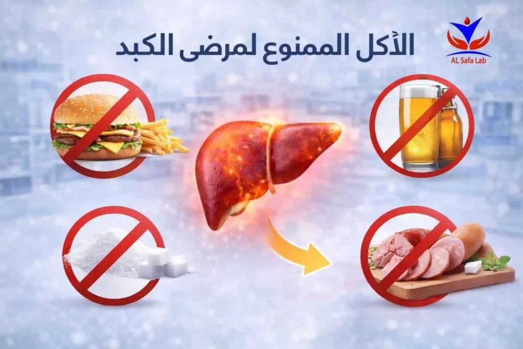 الأكل الممنوع لمرضى الكبد