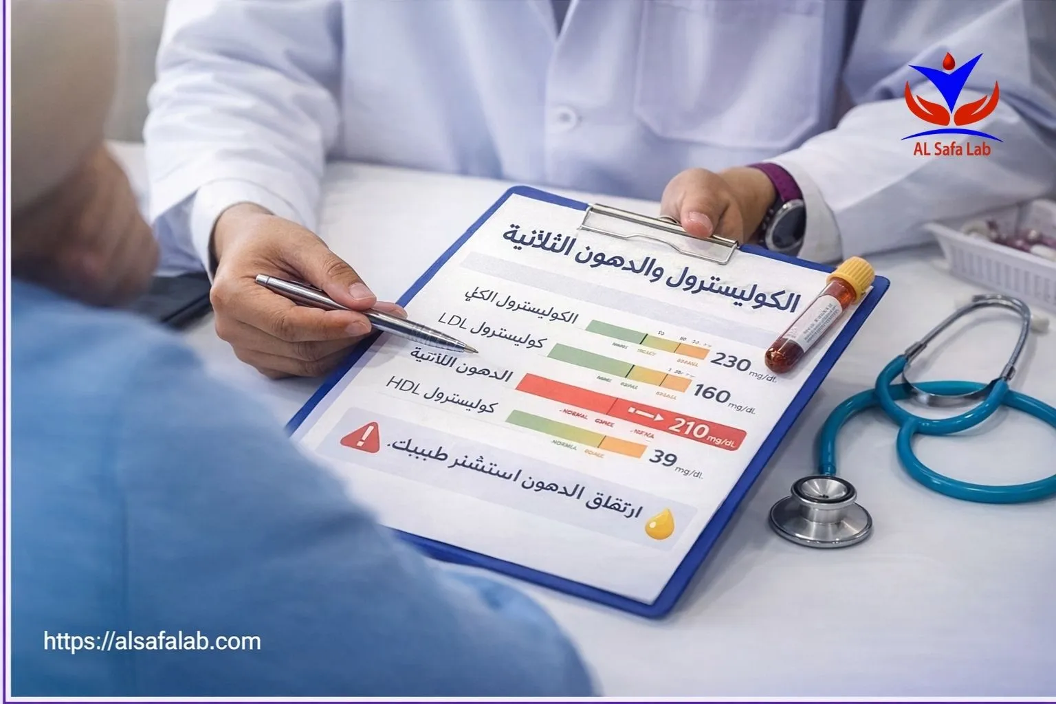 اعراض الكوليسترول والدهون الثلاثية