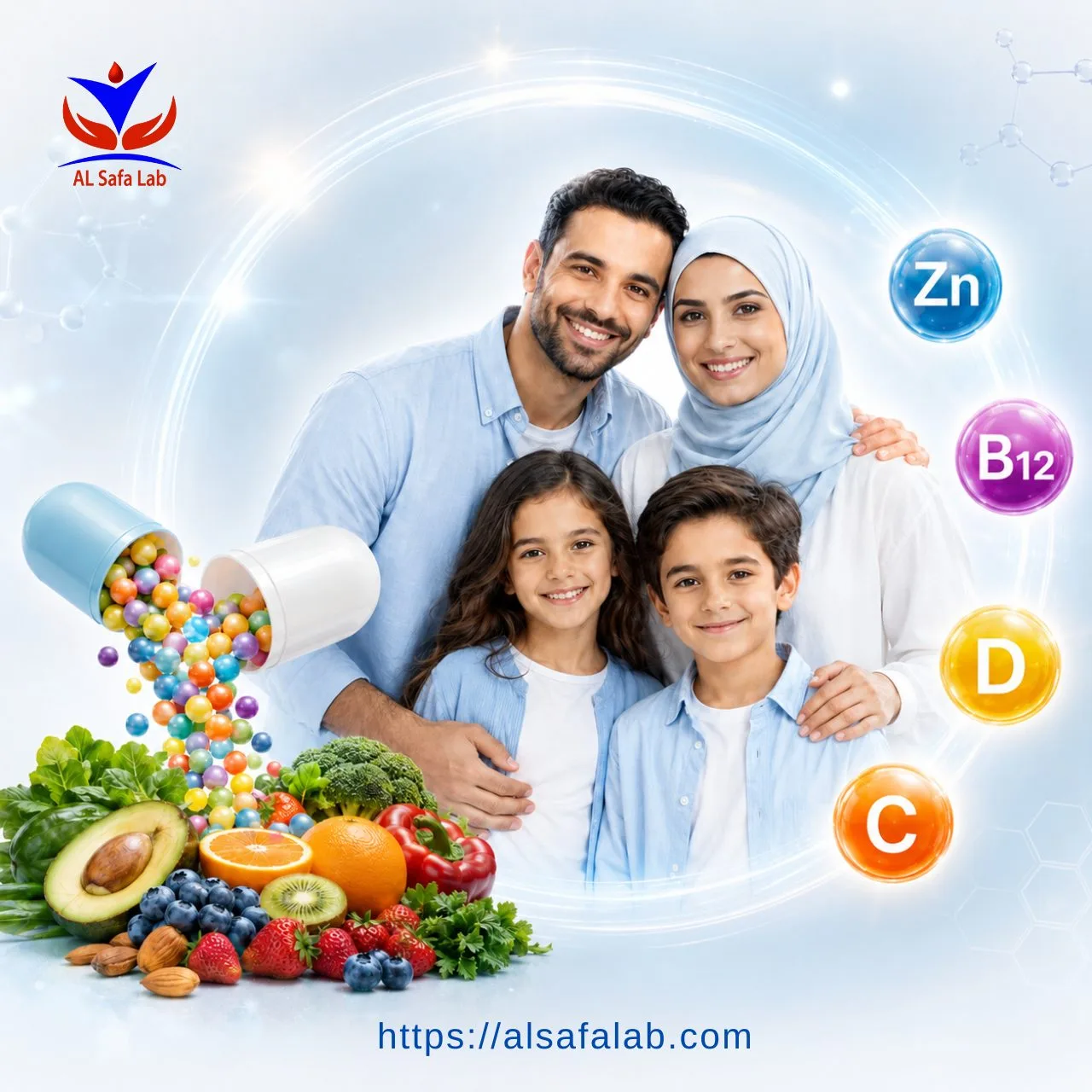 باقة تحاليل الفيتامينات والمعادن